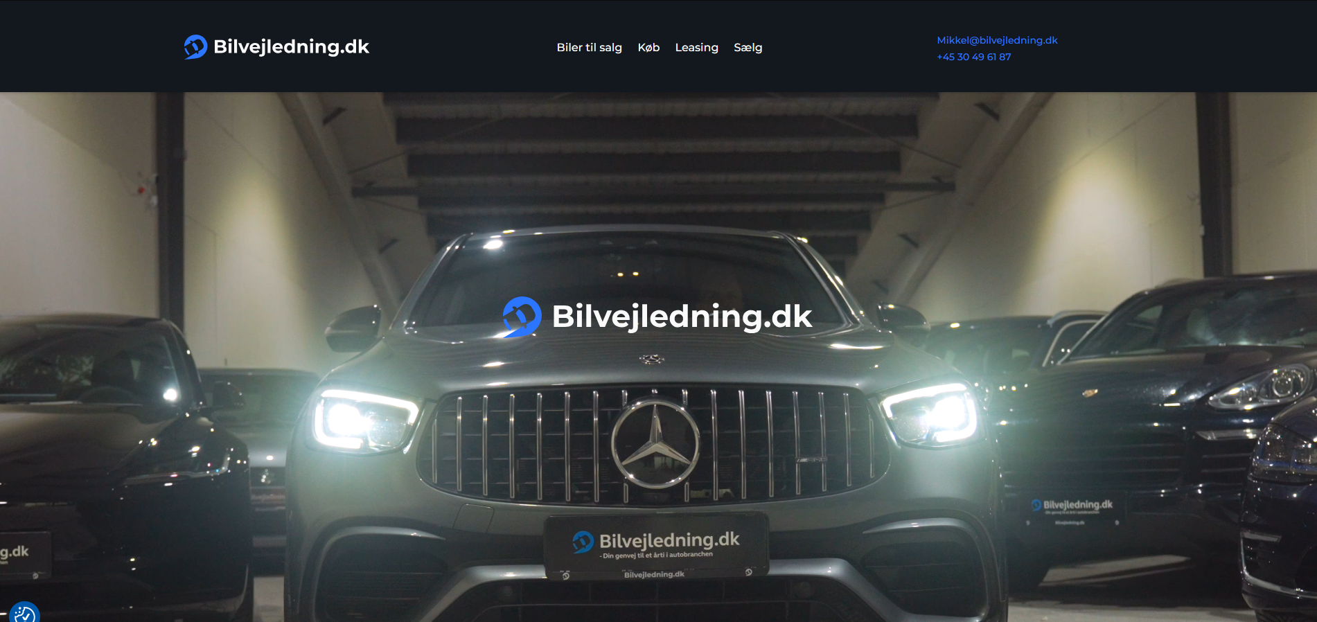 Bilvejledning projekt screenshot
